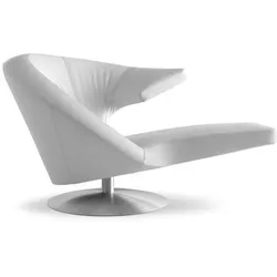 leolux Sessel Parabolica Leder Weiß