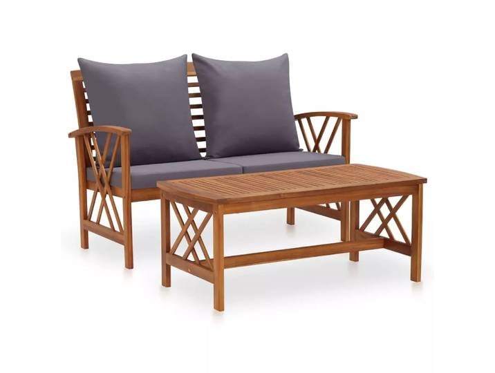 VidaXL - Gartenmöbel-set holz, One Size, Grau