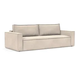 INNOVATION LIVING Schlafsofa Newilla Cord Weiß Ivory