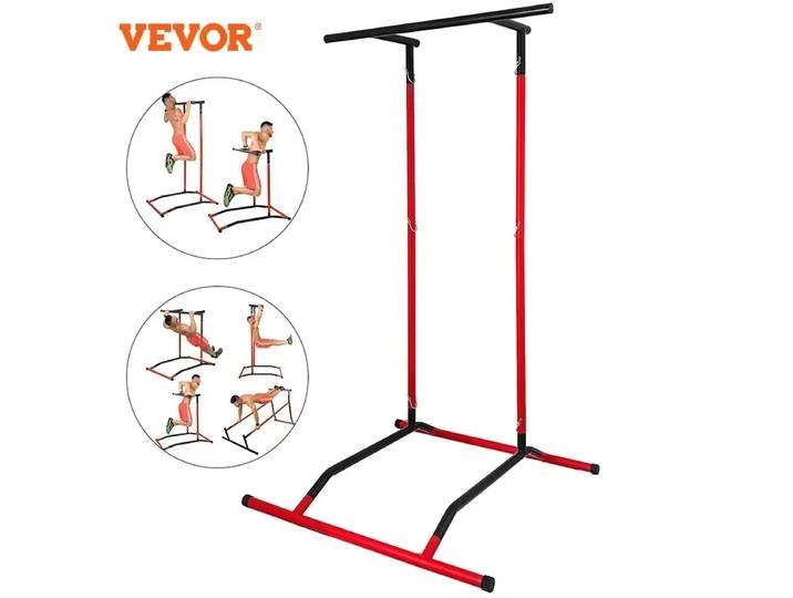 VEVOR Pro Leg Stretcher 220LBS, Machine d'étirement des jambes, Station de traction et de dips, Power Tower 220LBS, Power Tower multi-stations, Station de traction