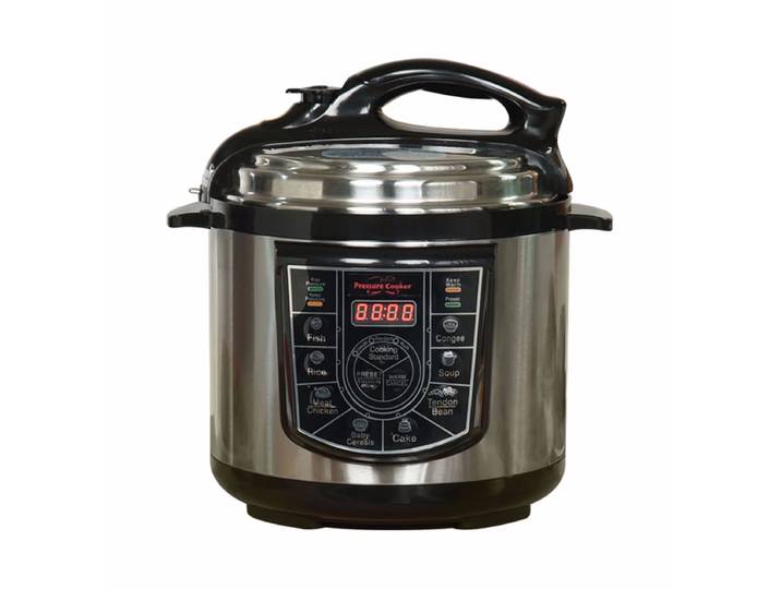 BEST DIRECT Starlyf Pressure Cooker Schnellkochtopf – Reiskocher – edelstahl / schwarz