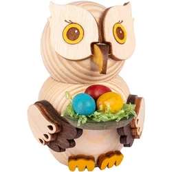 Kuhnert, Herbstdeko, Deko "Mini Eule" - Wahl aus versch. Varianten - Handarbeit aus Holz