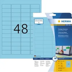 HERMA Etikett Special 4368 45,7x21,2mm blau 960 St./Pack.
