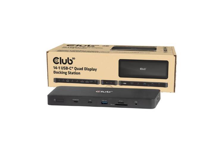 CLUB3D Laptop-Dockingstation CLUB3D CSV-2540 laptop-dockingstation & portreplikator Andocken USB...