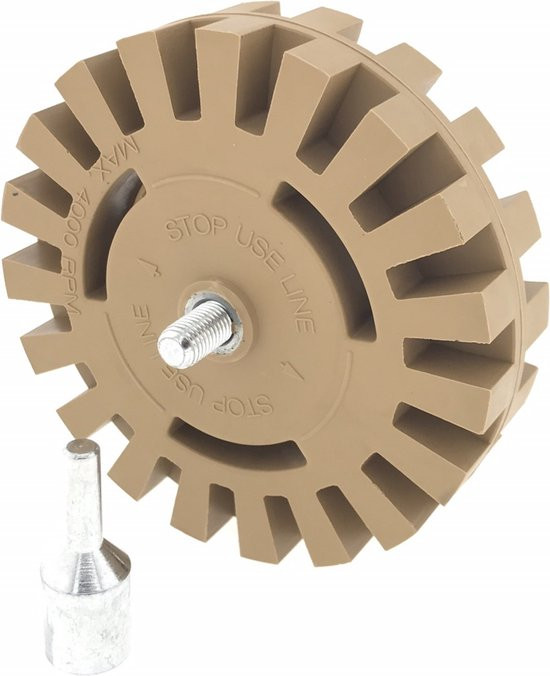 Hofftech Germany folie- en stickerverwijderaar karamel schijf 100 mm