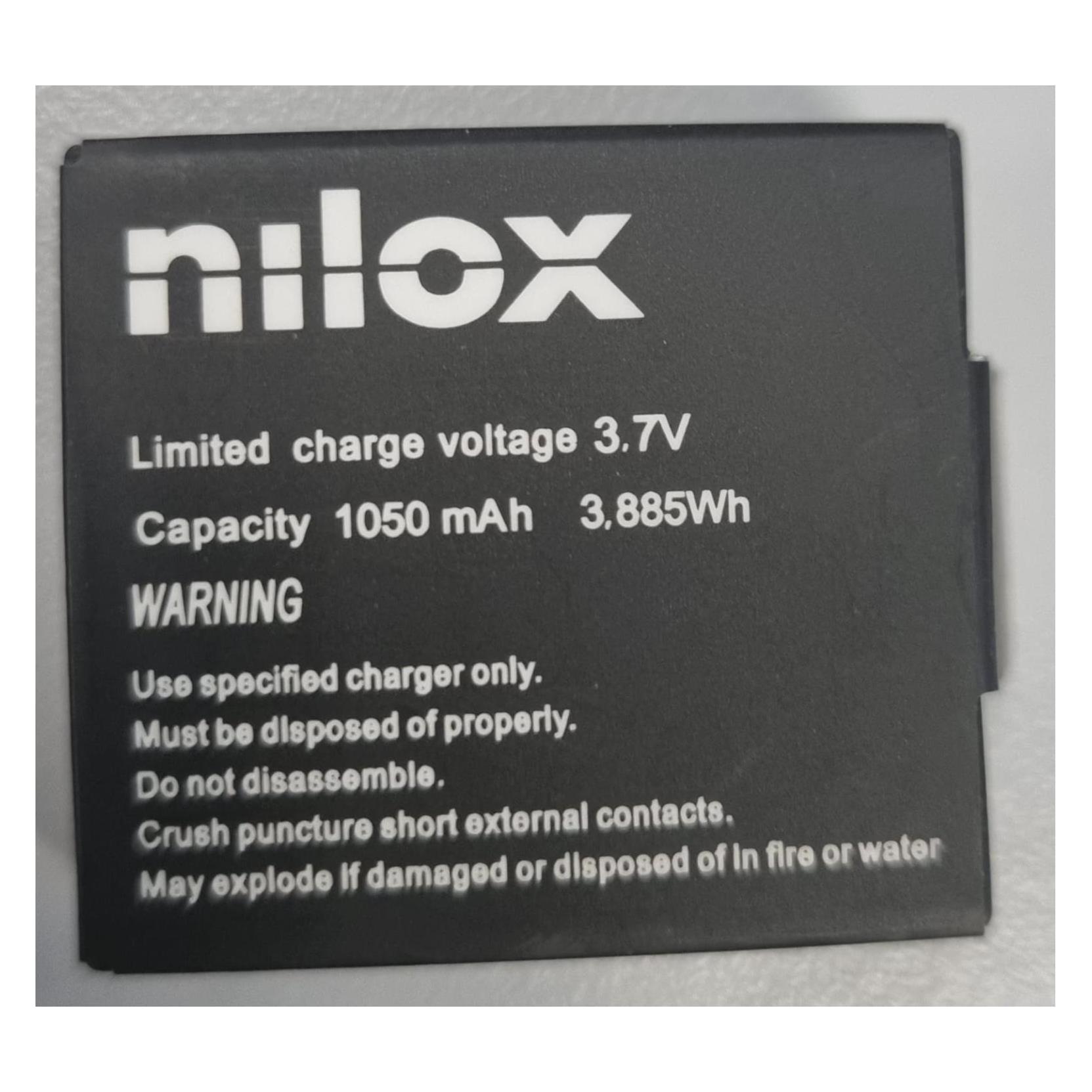 Nilox Batterie Dual S 4K Dive 1050 (Kamera Akku) (NXBATDUALS01)