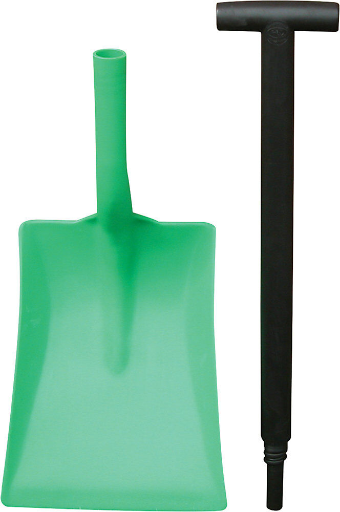 2-teilige Handschaufel, Länge 315 mm, grün eurokraft basic