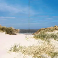 Winwall Duschrückwand Aluverbund Nordsee, 2-er Set, 2500x1250 mm