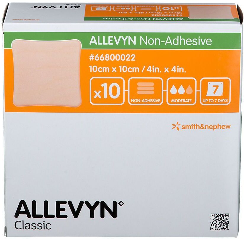 Allevyn non Adhesive 10x10 cm Wundverband 10 St Verband