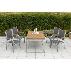 Merxx Siena Set 5tlg. Ausziehtisch