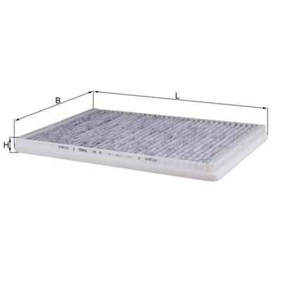 MAHLE Filter, Innenraumluft LAK 81 für Mercedes
