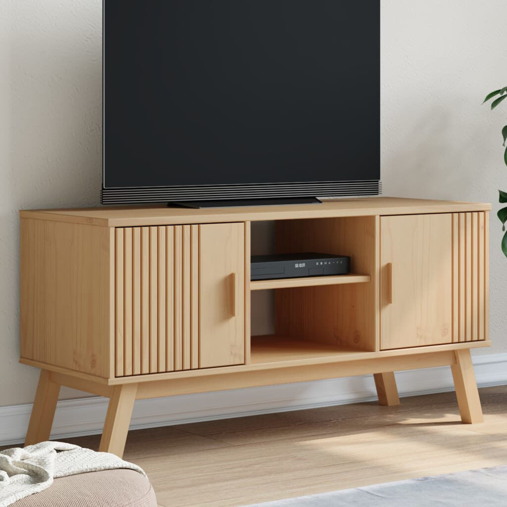Marlow Home Co. Anikin TV Stand for TVs up to 50" Brown 50"