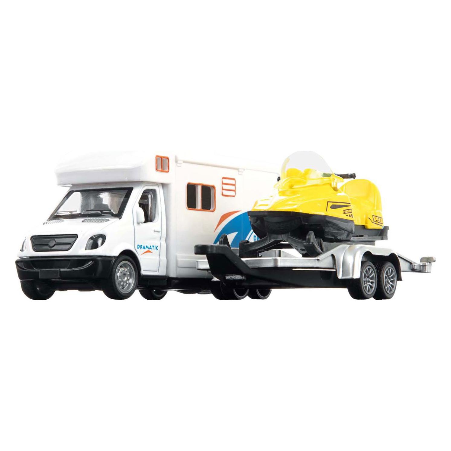 Toi-Toys METAL Camper Pullback+Anhänger+Schneemobil 7.5 (47777588)