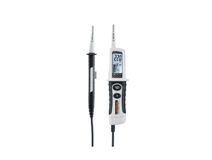 Spannungsprüfer Laserliner Active-Master Digital , grau (weiß, schwarz, grau), Kunststoff, Spannungsprüfer, Spannungsprüfer