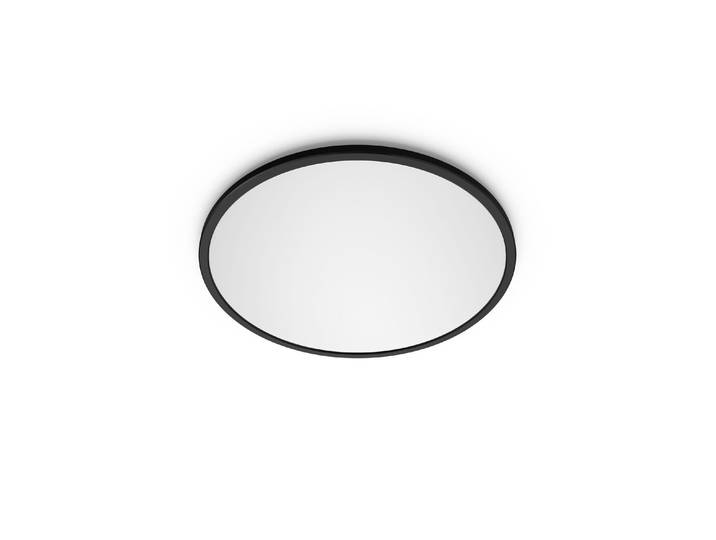 Deckenleuchte PHILIPS 3-in-1 SceneS , schwarz, H:2,3cm Ø:30cm, Leuchten, Deckenleuchte