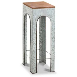 Pflanzensäule Höhe 72,4 cm Eisen Grau