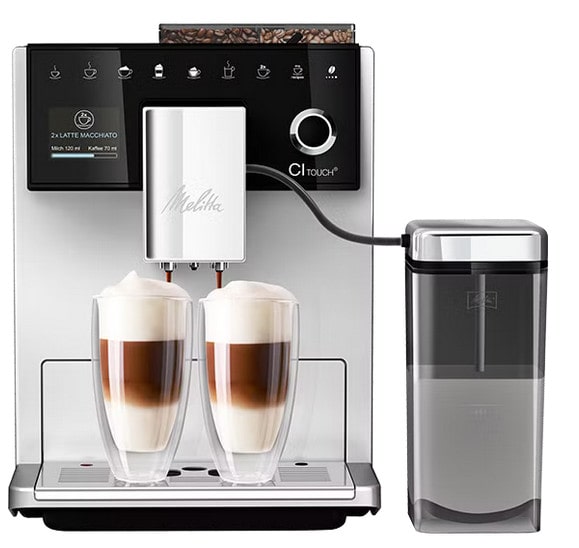 Melitta CI Touch F630-111 Kaffeevollautomat + Milchsystem Silber