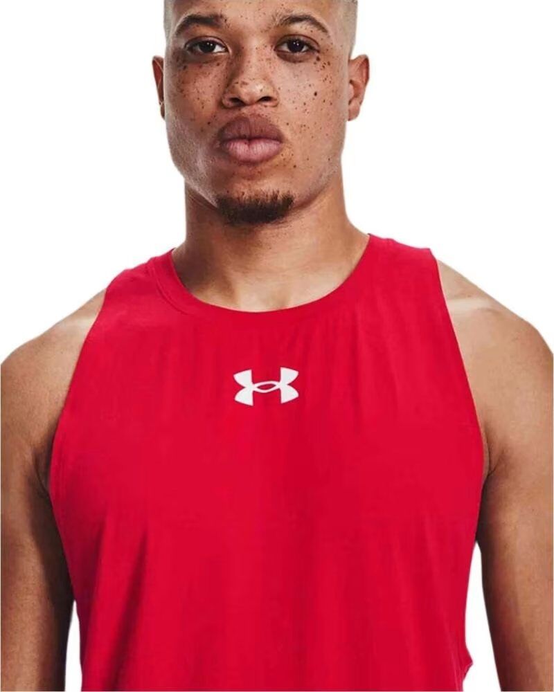 Camiseta De Tirantes Under Armour Para Hombre Rojo S Hombre