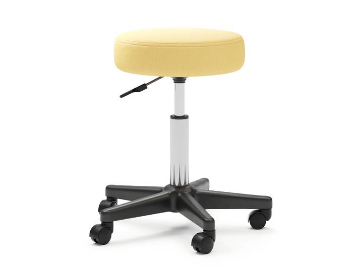 Rollhocker gelb