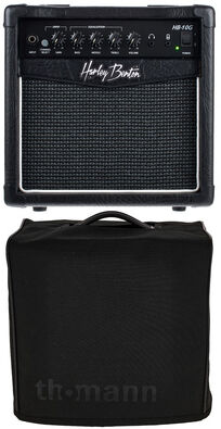 Harley Benton HB-10G Bundle noir