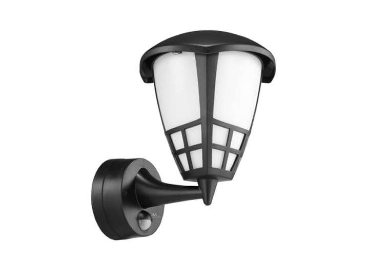 Maclean MCE518Applique murale d'extérieur avec détecteur de mouvement infrarouge\, applique murale\, éclairage extérieur\, IP65 - étanche\, 1xE27 - charge maximale : 60 W (Noir)