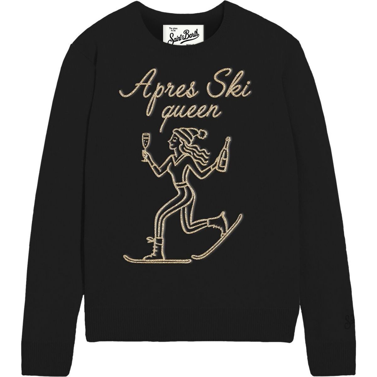 MC2 Saint Barth NEW Queen NEW Crewneck Sweater apres queen cord 00or emb (00232M) S QUE001000232M-00232M-S