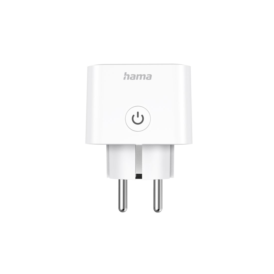 Hama 176638 Smarte WLAN-Steckdose Matter Sprach- und App-Steuerung (Weiß) 00176638