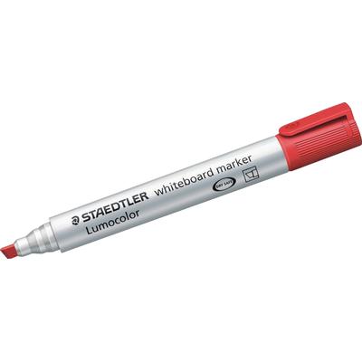 STAEDTLER Whiteboardmarker Lumocolor Keilspitze rot Packung mit 10 Stück