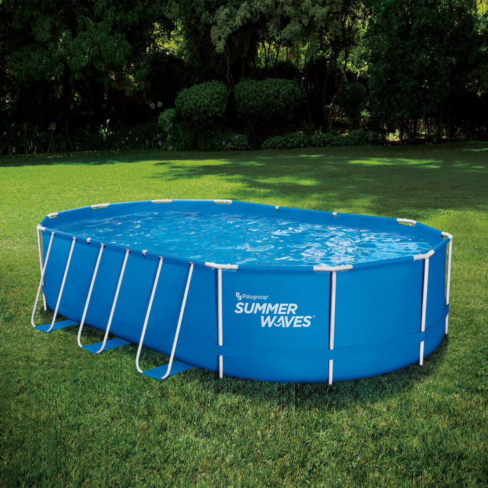 Summer Waves Pool Frame Oval Active 6,1 m x 3,66 m x 1,22 m
