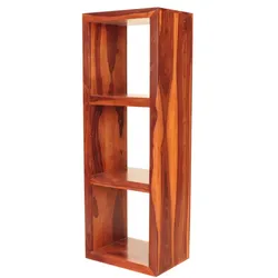 Bücherregal Tara 50x140x35 aus indischem Sheesham-Massivholz