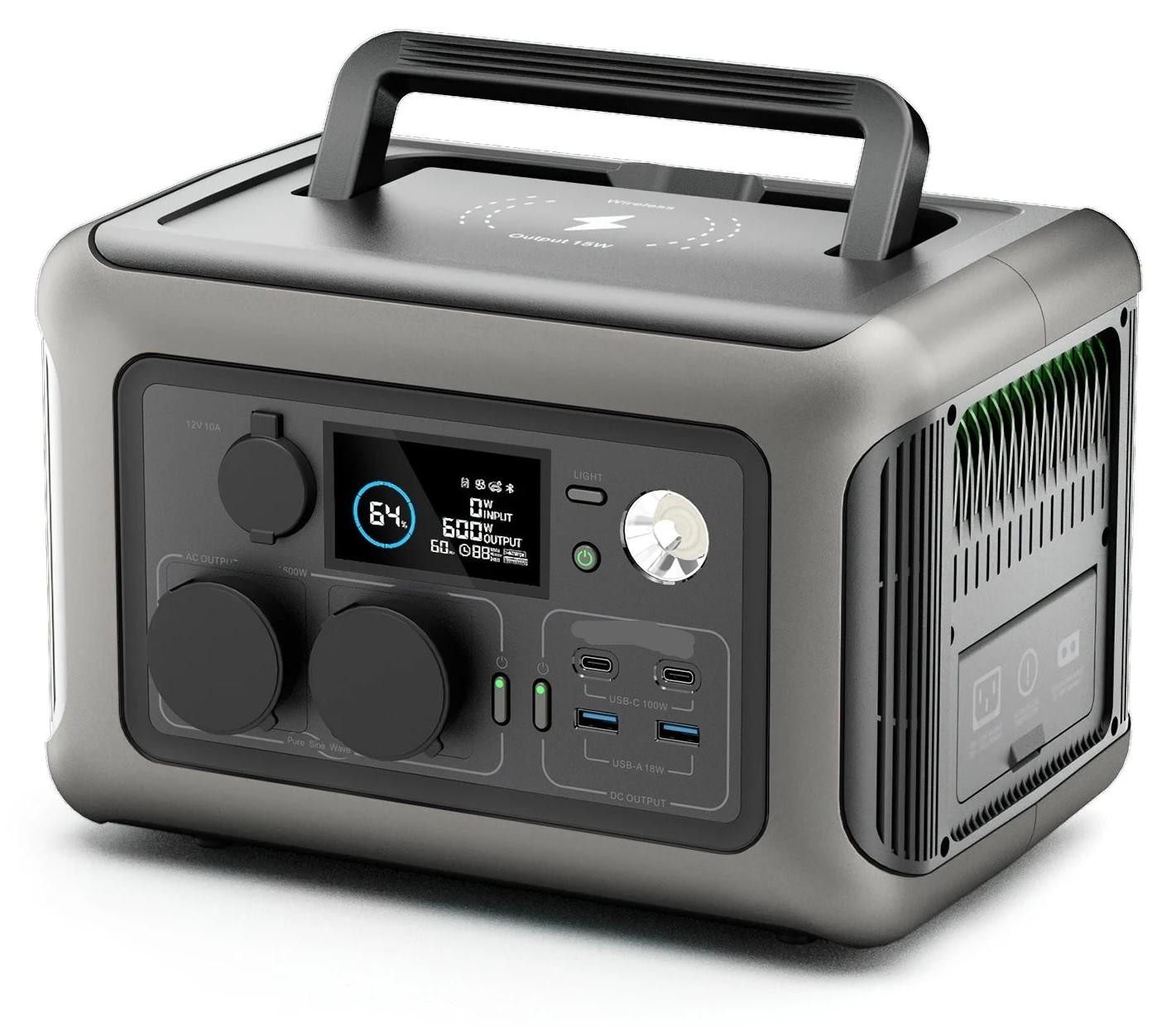 Selius Draagbare Powerstation met 600W Vermogen