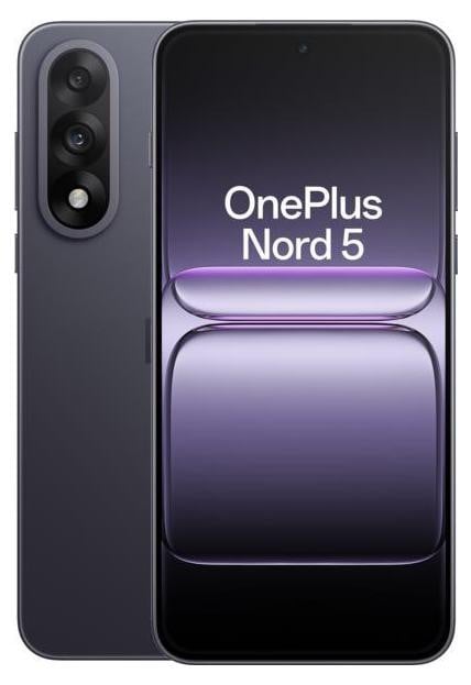 OnePlus Nord 5 smartphone, 512 GB, 12 GB, 6,83 inch AMOLED, 80 W snelladen, 50 MP