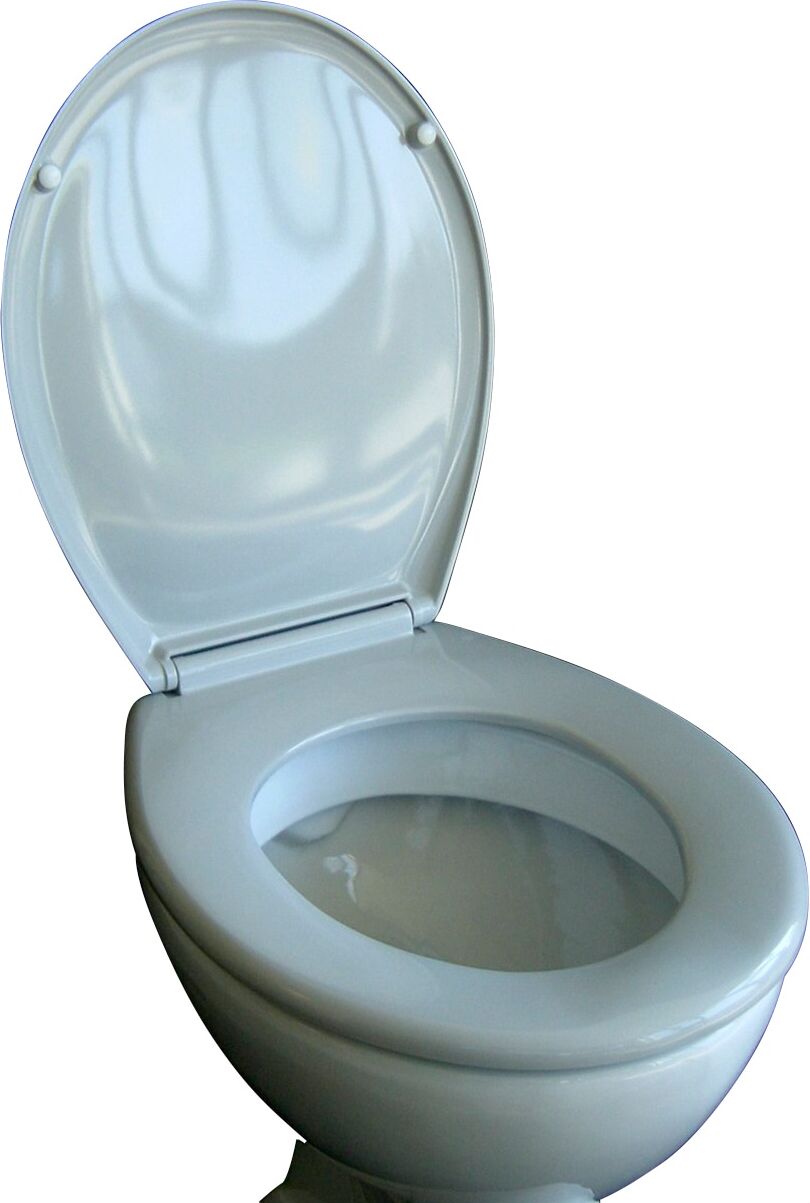 WC-Sitz ADOB "Iseo manhattan", grau, Duroplast, WC-Sitze, WC-Sitz, passend auf alle Standard WCs