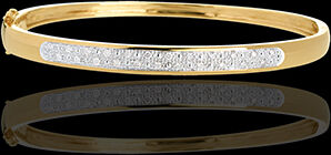 Edenly Armreif diorama in Gelbgold - 0.25 Karat - 23 Diamanten