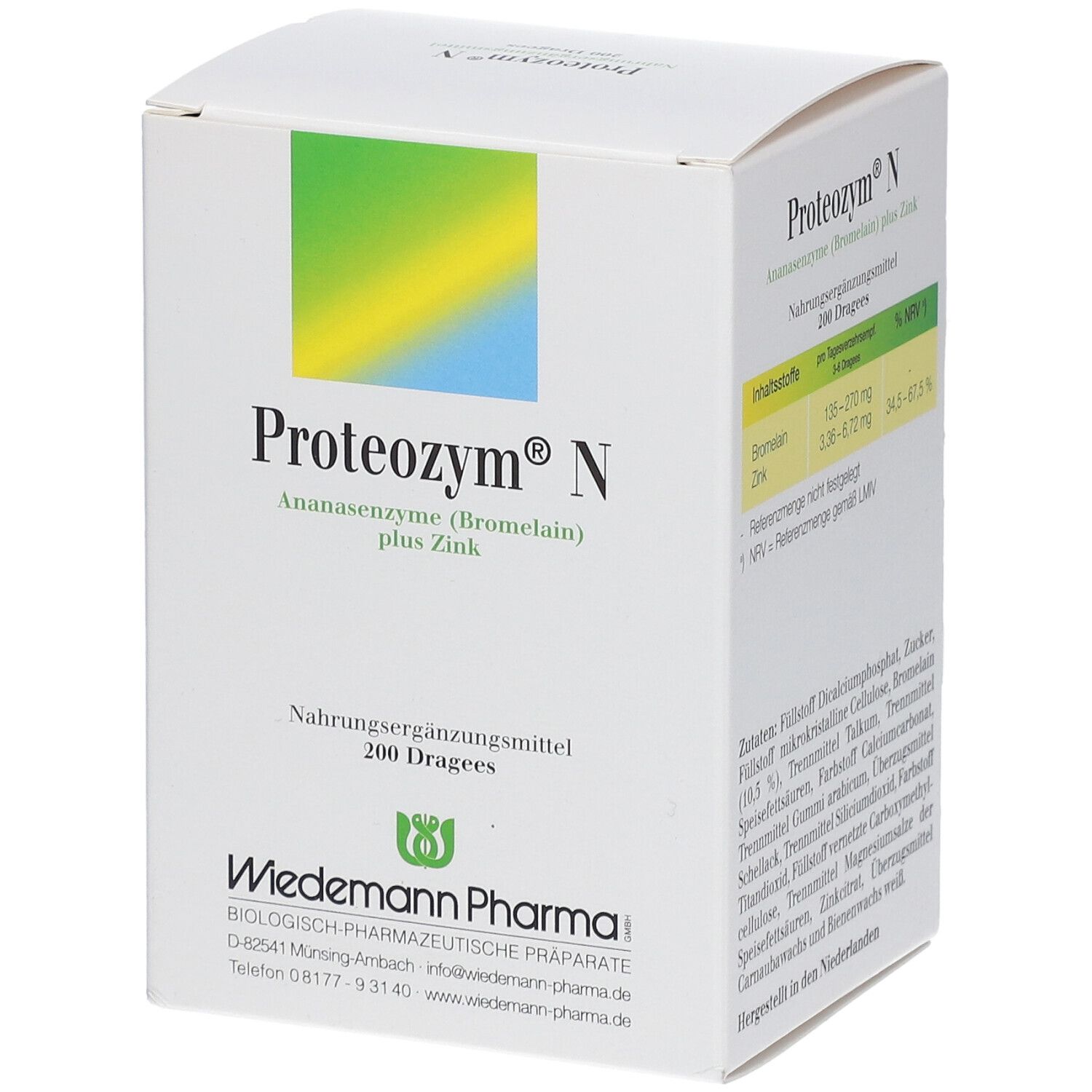 Proteozym N Dragees 200 St
