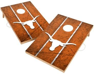 Skip's Garage Vintage University of Texas at Austin Longhorns Regulation 2x4 Cornhole Set
