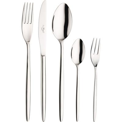Besteck-Set PINTINOX "Olivia", silber (edelstahlfarben), 30 Stk., Edelstahl 18/10, Essbesteck-Sets