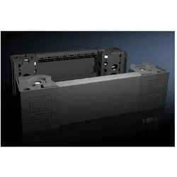 Rittal VX - Rack-Sockelblenden - vorne und hinten - RAL 9005 (Packung mit 2), Serverschrank Zubehör, Schwarz
