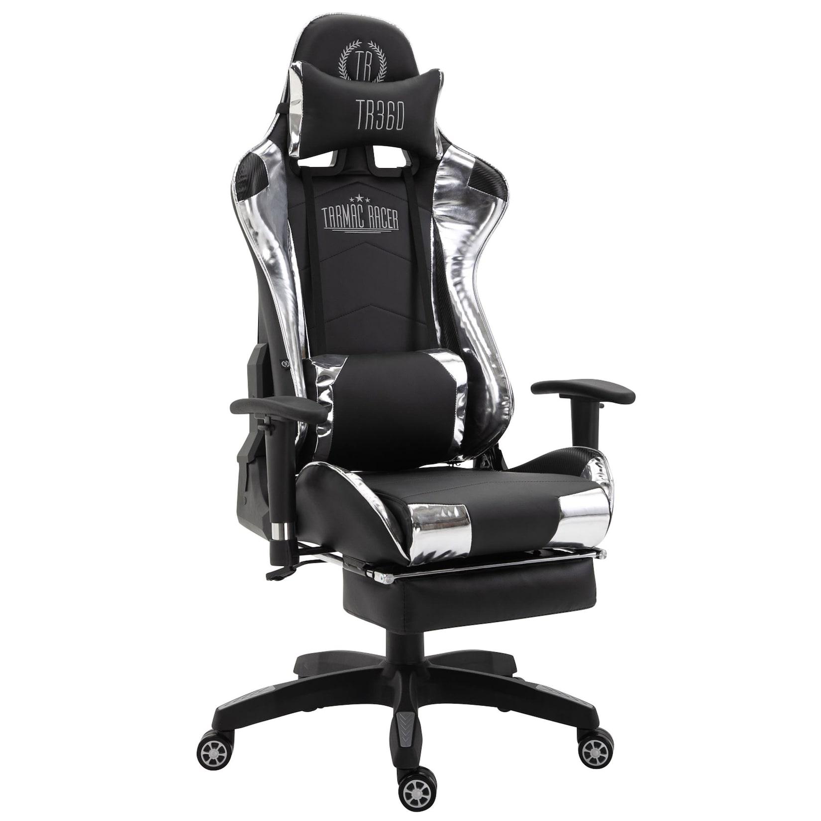 CLP Gaming Bürostuhl Turbo I Höhenverstellbarer Schreibtischstuhl Mit Fußablage