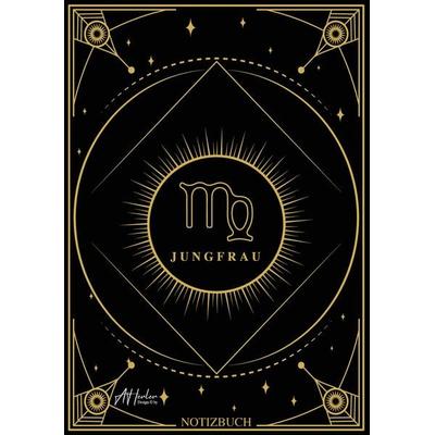 Edles Notizbuch Sternzeichen Jungfrau | Designed by Alfred Herler, Taschenbuch von Alfred Herler, Tredition, 978-3-347-51709-7