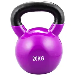 TRENDY SPORT Kettlebells Vinyl 20 KG ( Dunkellila )