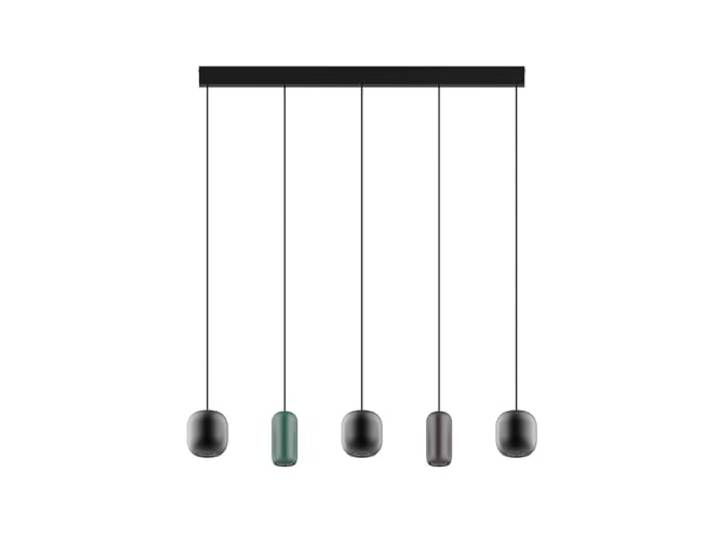 Lucande Pendelleuchte Narion (Modern) aus Metall (5 flammig, GU10) - Deckenlampe Esstischlampe Hängelampe Hängeleuchte Wohnzimmerleuchte