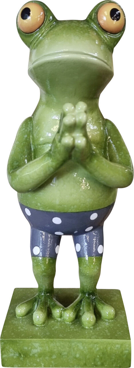 FD Dekofigur Frosch stehend 30 cm bunt