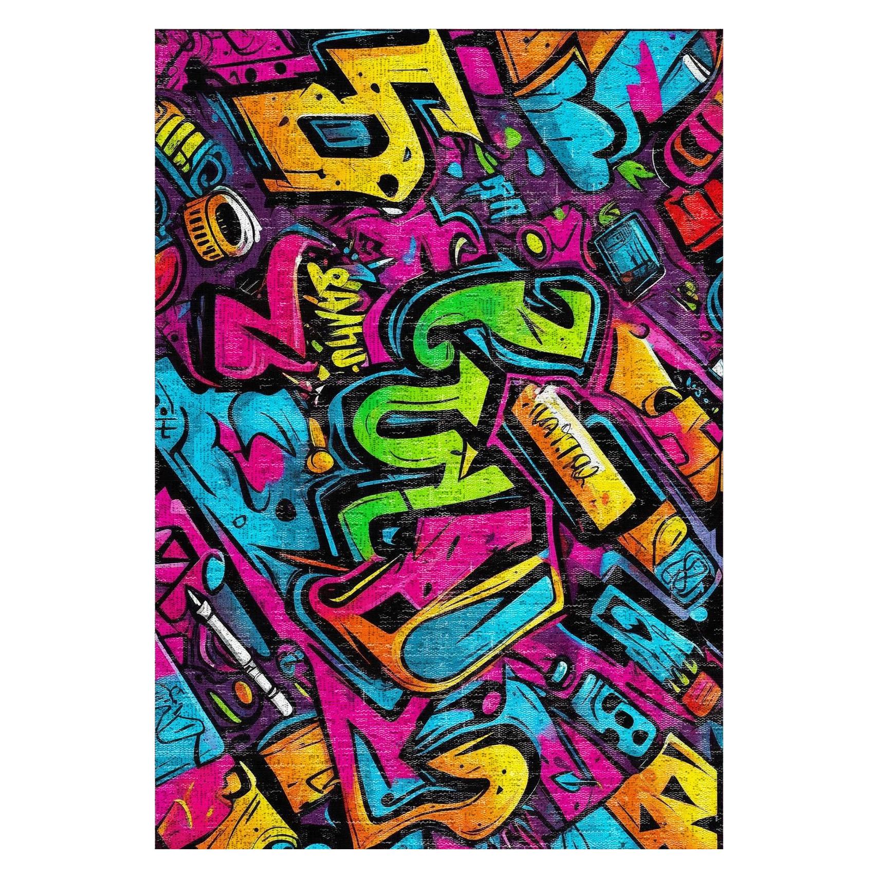 Bamyum Funny Gaming Tapis Imprimé Chenille Fabriqué à la Machine 120 x 180 cm (66734045)