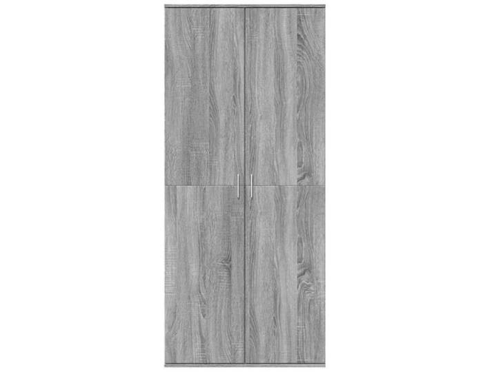 BEL-ACHAT* Buffe haut - Capacité généreuse - Cabinet Vaisselier sonoma gris 80x35x180 cm - Bois d'ingénierie Prom90559317