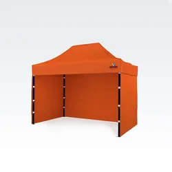 Faltzelte 2x3 - mit 3 Wänden - Orange