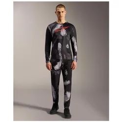 Alpinestars, Herren, Velotrikot, Jersey A-Dura Ride Ls Black Camo (M), Schwarz, M