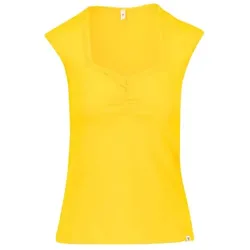Blutsgeschwister Top Let Romance Rule - keep playing yellow XS