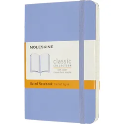 Moleskine Liniertes Notizbuch P himmelblau weicher Einband