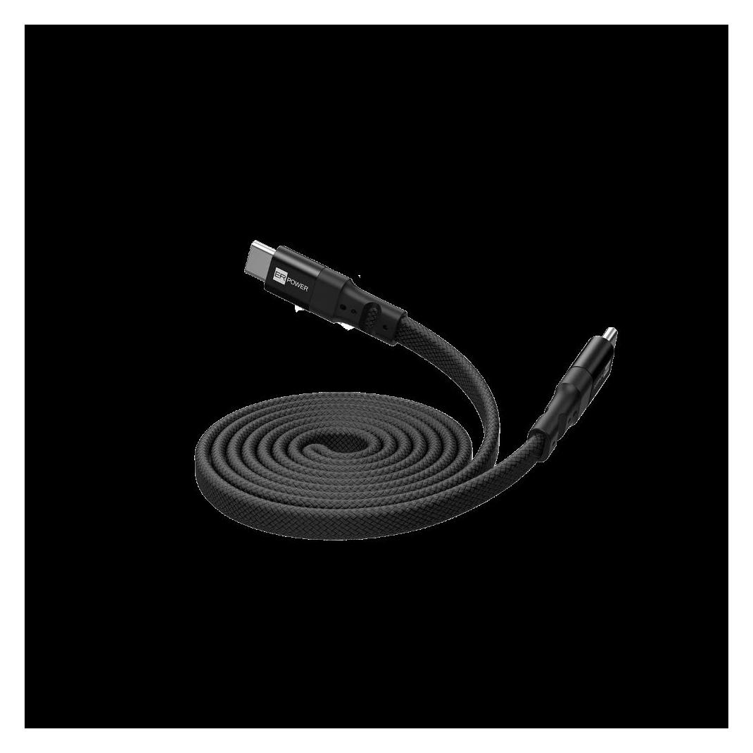 ER Case Cable Flat Magnetic (100 W) (ERPW2CFM-BK)